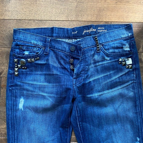 7 for all mankind jeans size 30 Josefina skinny boyfriend - Picture 6 of 11